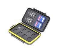JJC MC-SDMSD12 Custodia rigida impermeabile per schede di memoria (SD x 4/8 x microSD)