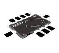 JJC MCH-MSD10 - Custodia per scheda di memoria per 10 schede microSD, edizione grigia