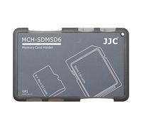JJC memory card custodia per 4 x MicroSD + 2 x SD Card - Gray Edition - mch-sdmsd6