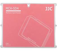 JJC memory card custodia per 4 x SD Cards - Red Edition - mch-sd4