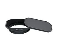 JJC Metallo Paraluce per Fujifilm Fujinon XF 16mm F2.8 R WR Obiettivo con Copriobiettivo (Nero)