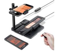 JJC Mobile Film Scanner Digitizer Set per 35mm 120 Negative Film a Digitale, con 11 Livello Retroilluminazione LED & Clip Telefono & Magnetico 35mm 120 Negative Film Holder