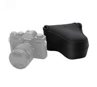JJC OC-F2BK Neoprene Camera Case Pouch per Fujifilm X-M5 & X-T50 con obiettivo XC15-45mmF3.5-5.6 OIS PZ e altre fotocamere con obiettivo fino a 127 x 85 x 130mm (5.0 x 3.3 x 5.1") - Nero