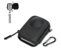 JJC Osmo 360 Mini custodia da trasporto, custodia protettiva rigida compatibile con accessori Dji Osmo 360, custodia da viaggio con mezza cerniera, design con apertura inferiore collegabile al