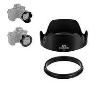 JJC Paraluce in Metallo per Nikon NIKKOR Z MC 50 mm F2.8 Macro, Paraluce Reversibile con Anello Adattatore, Riduce il Flare Dell'obiettivo - Previene la Riflessione - Protegge le Lenti