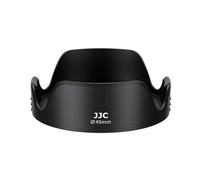 JJC Paraluce universale a tulipano da 49 mm, con fibbia inversa, parasole compatibile con Canon EF 50 mm f/1.8 STM, RF-S 18-45 mm f/4.5-6.3 IS STM, Sony E 2.8/16, E 4.5-6.3/55-210 OSS, FE 1.8/50