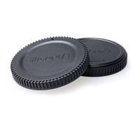 JJC Set con coperchio dell'alloggiamento e tappo posteriore dell'obiettivo MFT