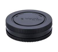 JJC Set con coperchio dell'alloggiamento e tappo posteriore dell'obiettivo Sony attacco E