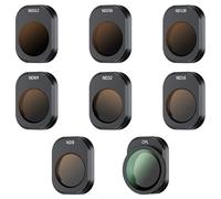 JJC Set di 8 filtri ND per DJI Mini 4 Pro, polarizzatori ND8/ND16/ND32/ND64/ND128/ND256/ND512/CPL e filtro ND per DJI Mini 4 Pro, accessori per lenti drone DJI Mini 4 Pro, vetro ottico multistrato e