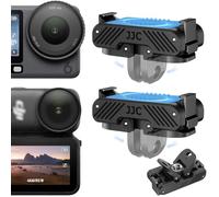 JJC Supporto magnetico per DJI Osmo Nano, confezione da 2 adattatori magnetici a sgancio rapido Osmo Nano con artiglio pieghevole e 20 fori da 1/4" compatibile con accessori Osmonano