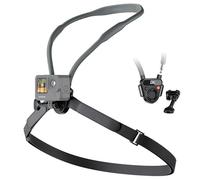 JJC Supporto magnetico POV da collo con cinghia toracica di fissaggio per DJI OSMO Action 5 pro 4 3, supporto ergonomico per collana a sgancio rapido compatibile con GoPro Hero 13 12 11 10, per