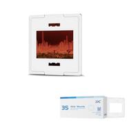 JJC Supporto scorrevole da 35 mm, 25 pezzi, resistente, 5 x 5 cm, per scansione digitalizzazione negativa, materiale ABS, senza vetro