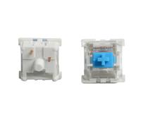JJCFGRDM SMD RGB 3 Pin MX Switch Marrone Blu Rosso Silenzioso Bianco Grigio OTM for GK61 GK64 MX Sostituzione Tastiera Meccanica Halo Ture (Size : 75 PCS, Color : Blue)