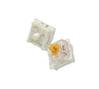 JJCFGRDM SMD RGB 3 Pin MX Switch Marrone Blu Rosso Silenzioso Bianco Grigio OTM for GK61 GK64 MX Sostituzione Tastiera Meccanica Halo Ture (Size : 75 PCS, Color : Gold)