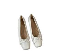 JJDFW Ballerine da Donna con Fiocco, Punta Quadrata, Slip-on, Mocassini, Scarpe Casual comode da Donna