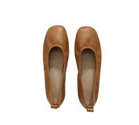 JJDFW Ballerine Primaverili da Donna comode con Punta Quadrata Mary con Fibbia