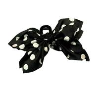 JJDFW Elegante artiglio per capelli granchi per le donne Polka Dot Fashion Bow clip per capelli retrò testa squalo clip accessori di lusso