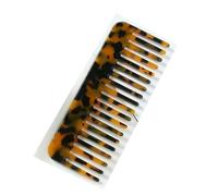 JJDFW - Pettine per capelli dal design alla moda, denti larghi, in acetato, antistatico, per massaggi e acconciature