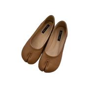 JJDFW Scarpe da Donna con Suola Piatta e Punta Divisa, Mocassini Eleganti in Stile Francese