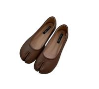 JJDFW Scarpe da Donna con Suola Piatta e Punta Divisa, Mocassini Eleganti in Stile Francese