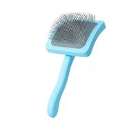 JJDFW Spazzola professionale per cani e animali domestici, morbida spazzola massaggiante per toelettatura in acciaio inox, pettine per gatti e gatti, per rimuovere lo spargimento del pelo del