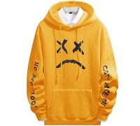 JJdocvanatic Felpa con Cappuccio Pullover Graphic Hoodie Cotone Maniche Lunghe Uomo