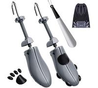 JJDPARTS Tendiscarpe per Uomo e Donna, 4-Via Espandi-Scarpe, Tendiscarpe per Lunghezza e Larghezza Regolabili con Calzascarpe, For Men's Size EU 42-45.5