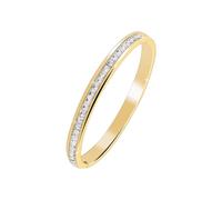 JJDreams 6 mm strass Bangle, placcato oro Cubic Zirconia Tennis Bangle per gioielli da sposa per il partito matrimonio incontri, oro