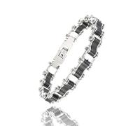 JJDreams Bracciale magnetico Bracciale in acciaio inox Bracciale Bibbia Bangle Croce di preghiera Bracciale in acciaio inox per gli uomini come un dono