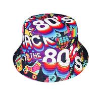 JJDreams Cappello a Secchiello Trendy Estate per Donne Uomini Adolescenti Cappelli da Pesca Double-Sided Fungo Cappello Sole Escursioni Spiaggia Outdoor