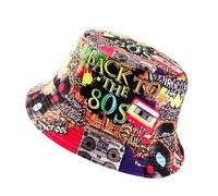 JJDreams Cappello a Secchiello Trendy Estate per Donne Uomini Adolescenti Cappelli da Pesca Double-Sided Fungo Cappello Sole Escursioni Spiaggia Outdoor