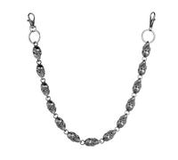 JJDreams Catene Jeans Teschio Catena Pantaloni Hip Hop Punk Rock Gotico Catena Jeans Link per Donne e Uomini, Nero