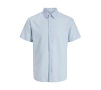 Jjebreeze Linen Blend Shirt S/S SN Pls - Plus Size, Celestial Blu, 3XL