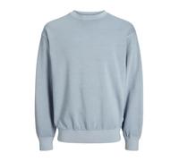 JJECHARGE Faded Sweat Crew Neck Noos, Blu Chambray., M