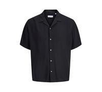 Jjejeff Resort Solid Shirt SS SN, Nero, XL