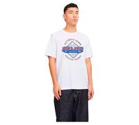 JJELOGO Tee SS O-Neck 2 col SS25 SN, Bianco, M