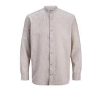 Jjesummer Linen Blend Band Shirt L/S SN, Stringa, L