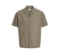 Jjesummer Linen Blend Resort - Maglietta SN, Oliva impolverato, XS