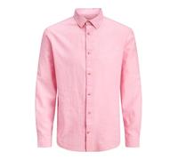 Jjesummer Linen Blend Shirt L/S SN, Prism Pink, L