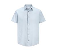 Jjesummer Linen Blend Shirt S/S SN, Celestial Blu, L