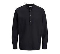 Jjesummer Linen Blend Tunic Shirt L/S SN, Nero, L