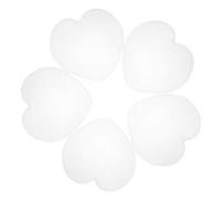 JJHQOKYNA Fermaporta a Cuneo, fermaporta, fermaporta Autoadesivo, Protezione della Parete, Maniglia della Porta in Gomma, paraurti Silenzioso, Ammortizzatore for Frigorifero, 5 Pezzi-Rosa(Blanc)