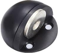 JJHQOKYNA Fermaporta fermaporta, Acciaio Inossidabile con fermaporta Magnetico, fermaporta in Vetro Invisibile Senza punzonatura, limitatore di fermaporta anticollisione, Nero(Noir)