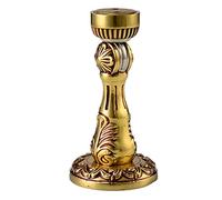 JJHQOKYNA Fermaporta fermaporta, fermaporta anticollisione e antiruggine, Forte Tocco Magnetico in Ottone, fermaporta da Parete for Bagno, Oro Lucido