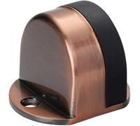 JJHQOKYNA Fermaporta Fermaporta Fermaporta, Parte Superiore Tartaruga Anti-Perforazione in Acciaio Inossidabile, Fermaporta Interno Anticollisione in Gomma Invisibile,Nero(Red Bronze)