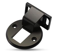 JJHQOKYNA Fermaporta Fermaporta Fermaporta, Potente Aspirazione Porta Anti-Collisione, Invisibile Installazione A Terra Fermaporta,Nero(Noir)