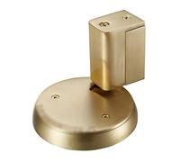 JJHQOKYNA Fermaporta in Lega di Zinco, fermaporta, Non c'è Bisogno di forare e cablare, fermaporta con Forte Blocco Magnetico a Spinta Non Magnetica(Yellow Bronze)
