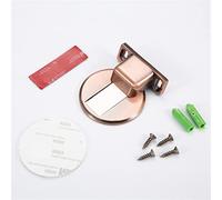 JJHQOKYNA in Acciaio Inossidabile Collision Door Touch Invisible Suction-Free Punch Strong Magnetic Touch Buckle Door Stop 1Pcs(Type1 Gold)