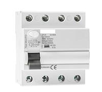 JJHQOKYNA Interruttore Automatico Gyl9 Tipo AC Interruttore elettromagnetico ELCB RCCB Elettrico 3p+n 25a 40a 63a 80a 100a RCD 3 0mA 100mA 300mA Interruttore Automatico(100ma,4P 25A)