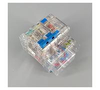 JJHQOKYNA Interruttore Automatico Trasparente DZ47LE 2P 32A 230V~ 50HZ/60HZ Interruttore Automatico differenziale con Protezione da sovracorrente e perdite RCBO